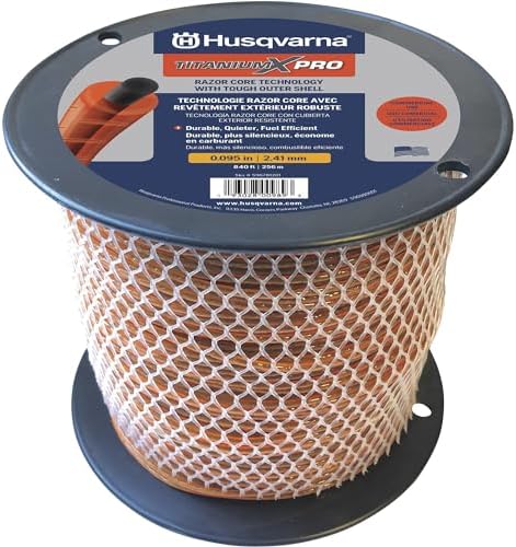 Husqvarna 596781201 Titanium XPRO .095" Trimmer Line 840 ft 3 lb Spool