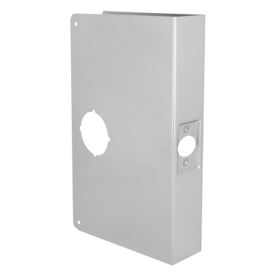 Don-Jo 55-S-CW Wrap Around Plate, 6-1/2" x 9", Satin Stainless Steel