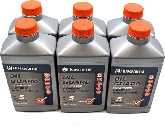 Husqvarna 593152703 Oil Guard 2-Stroke Oil for Power Cutters 12.8 oz. (6-Pack)