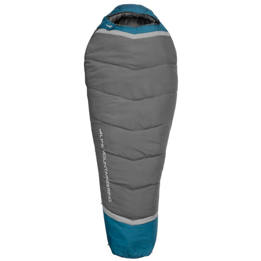 ALPS Mountaineering 4551133 Blaze 0° Sleeping Bag - Regular (32x80), Charcoal/Blue/Coral