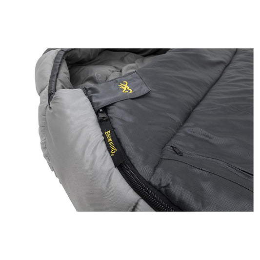 Browning  4853458 McKinley 0° Sleeping Bag - 36x90", Grey