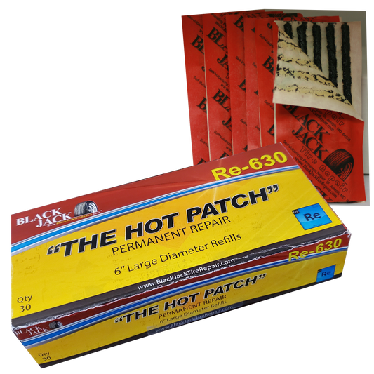 BlackJack Tire Supplies RE-630 Large Diameter Refills 6" (30 per Box)