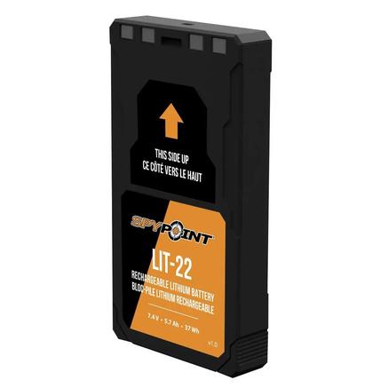 Spypoint 05538 Lit-22 Rechargeable Battery for Flex Trail Cameras Twin Pack