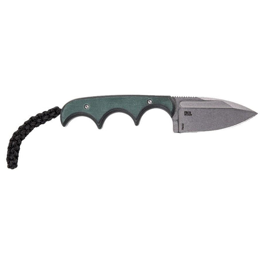 CRKT 2396 Minimalist Spear Point Fixed Knife Spear Point Blade 2-1/8", Green