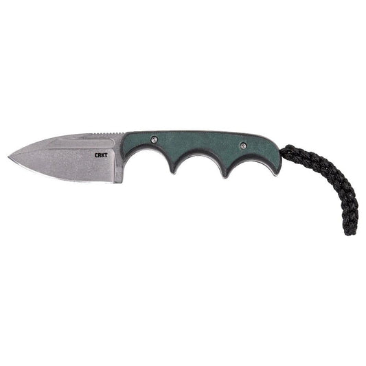 CRKT 2396 Minimalist Spear Point Fixed Knife Spear Point Blade 2-1/8", Green