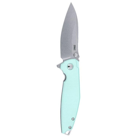 CRKT 2560 Ibis Folding Knife Drop Point Blade 3-1/10", Blue