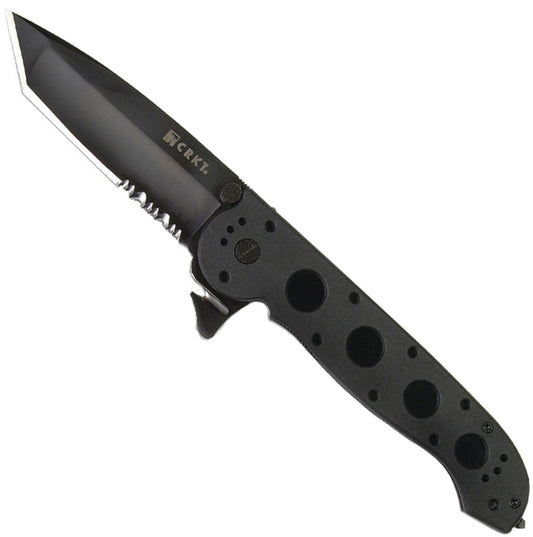 CRKT M16-14ZLEK Tanto Flipper Knife 3-3/4", Black