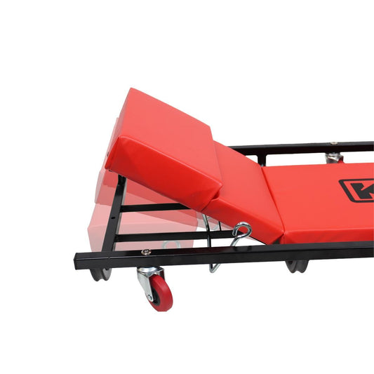 K Tool International KTI74961 Creeper, 40" Metal Frame Adjustable Headrest