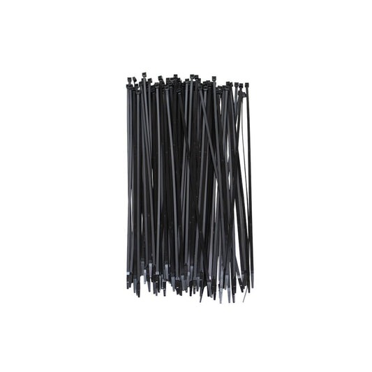 K Tool International KTI78140 Cable Zip Tie, 14" Black, 50 lb Tensile (100-Pack)