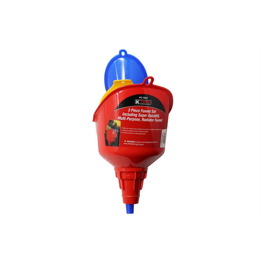 K Tool International 74631 Funnel Set (3-Piece)