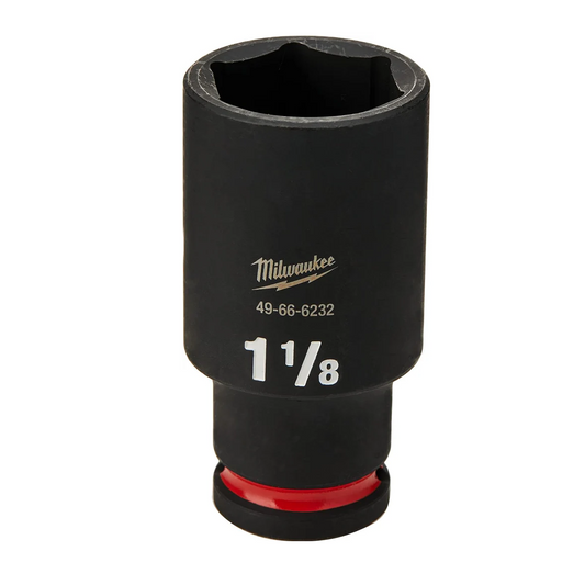 Milwaukee 49-66-6232 SHOCKWAVE Impact Duty 1/2" Drive 1-1/8" Deep 6 Point Socket