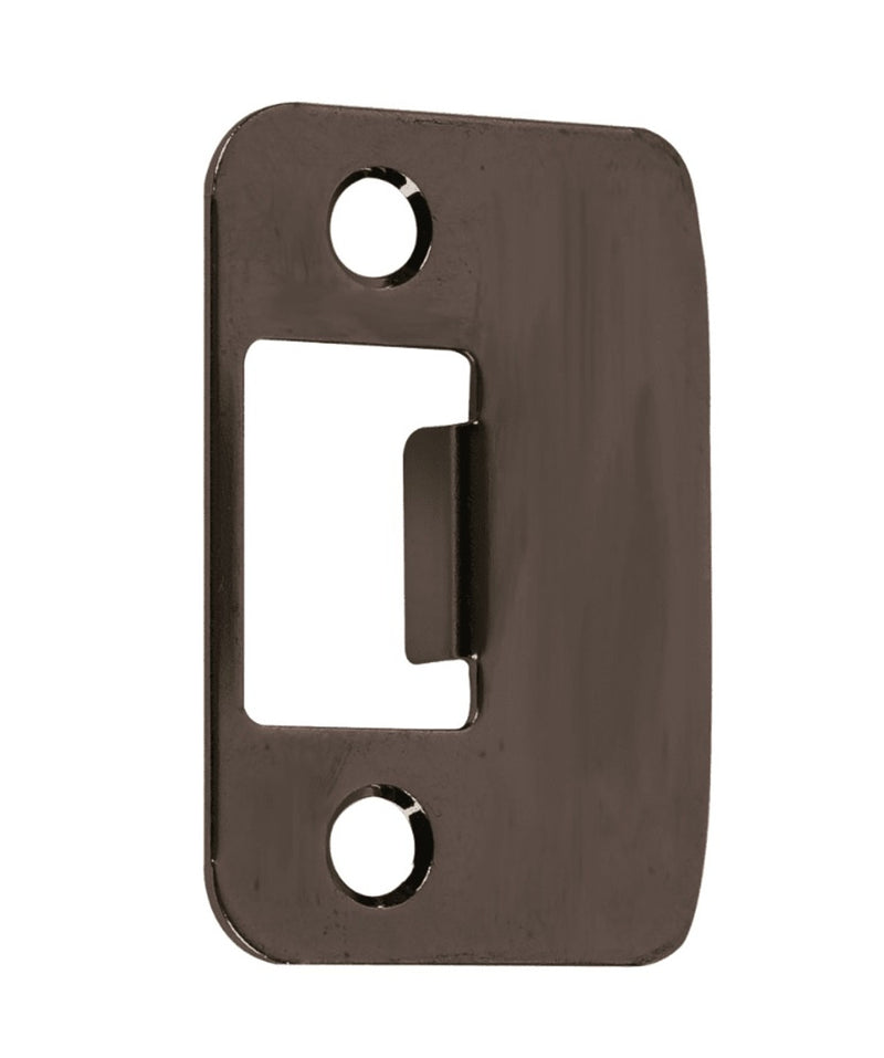 Schlage 10-027 613 Radius Full Lip Strike Plate, Oil Rubbed Bronze