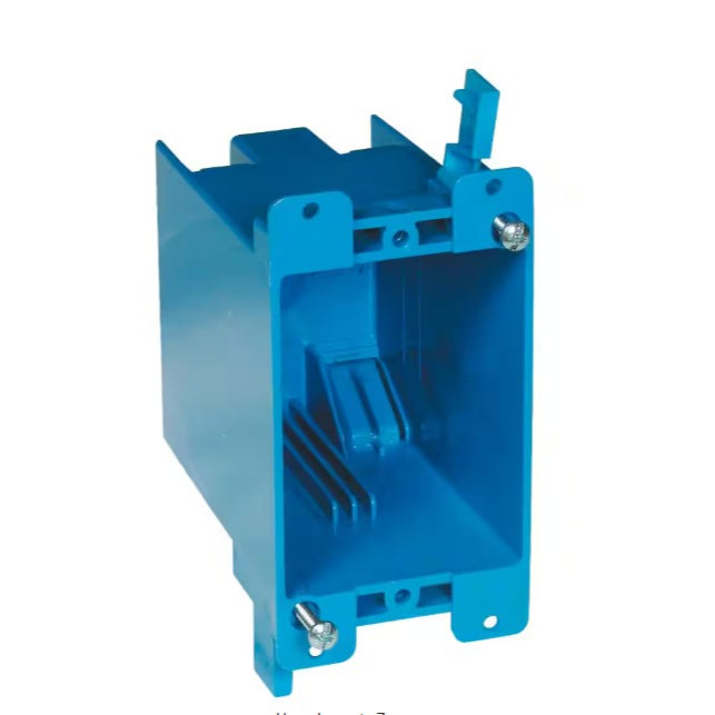 Carlon B120R 1-Gang 20 in³ Electrical PVC Old Work Electrical Switch and Outlet Box