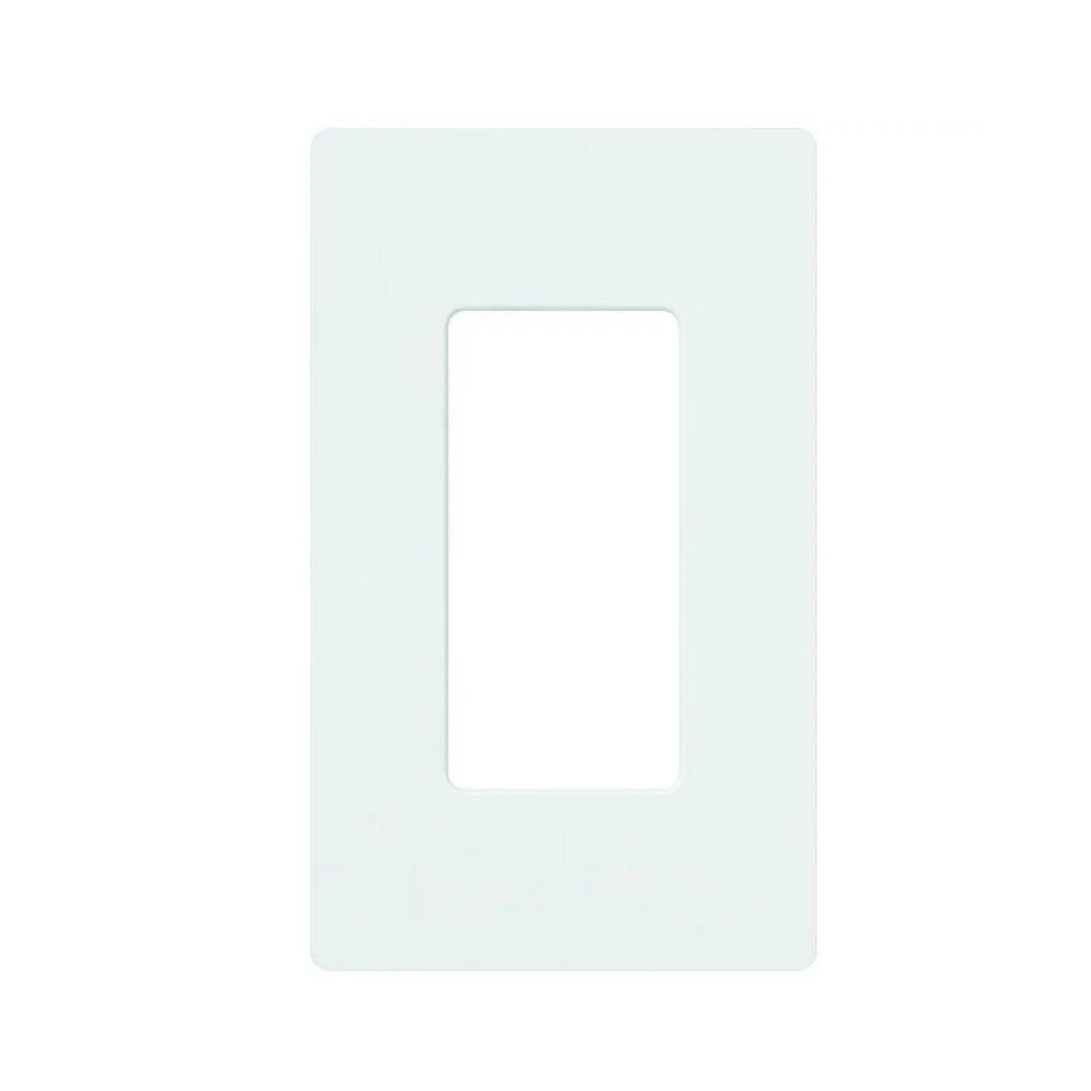 Lutron CW-1-WH 1-Gang Designer Wallplate, White