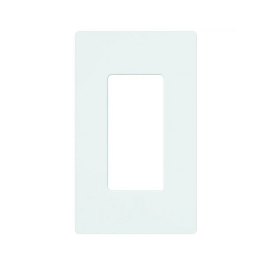 Lutron CW-1-WH 1-Gang Designer Wallplate, White