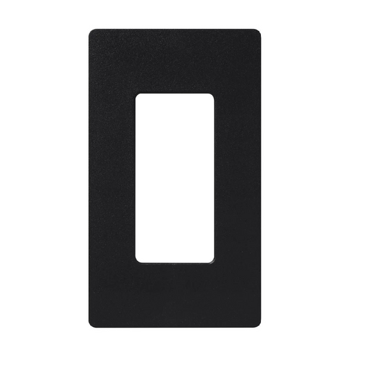 Lutron CW-1-BL 1-Gang Wallplate, Black