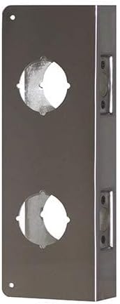 Don-Jo 258-S-CW Double Lock Wrap Plate, 5-1/2" Center, Stainless Steel