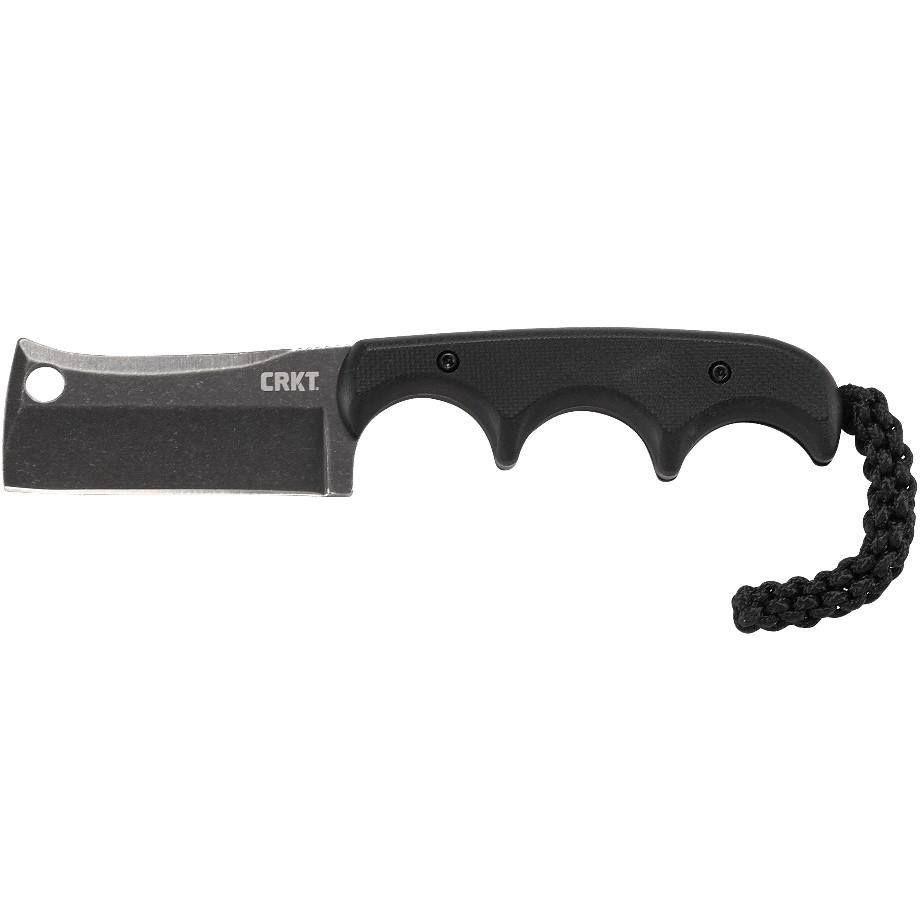 CRKT 2383K Minimalist Cleaver Blackout Fixed Knife 2-1/8