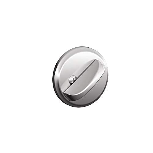 Schlage B80 625 One-Sided Deadbolt, Bright Chrome