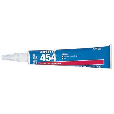 Loctite 233998 454 Prism Instant Adhesive Surface-Insensitive Gel 3g Tube