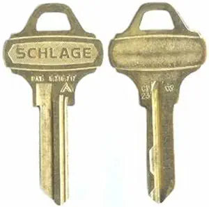 Schlage 35-009 C123 Key Blank (10-Pack)