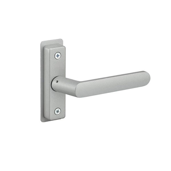 Adams Rite 4568-501-130 Flat Euro Lever Trim, Satin Aluminum