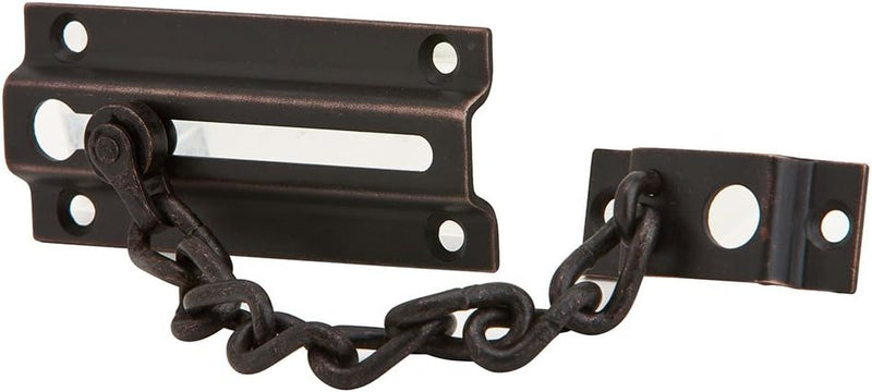 Ives by Schlage 481F-716 Steel Chain Door Guard, Aged Bronze