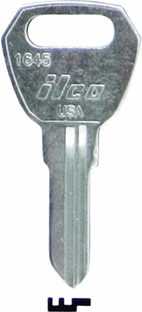 Kaba Ilco 1645 Fulton Hitch Key Blank