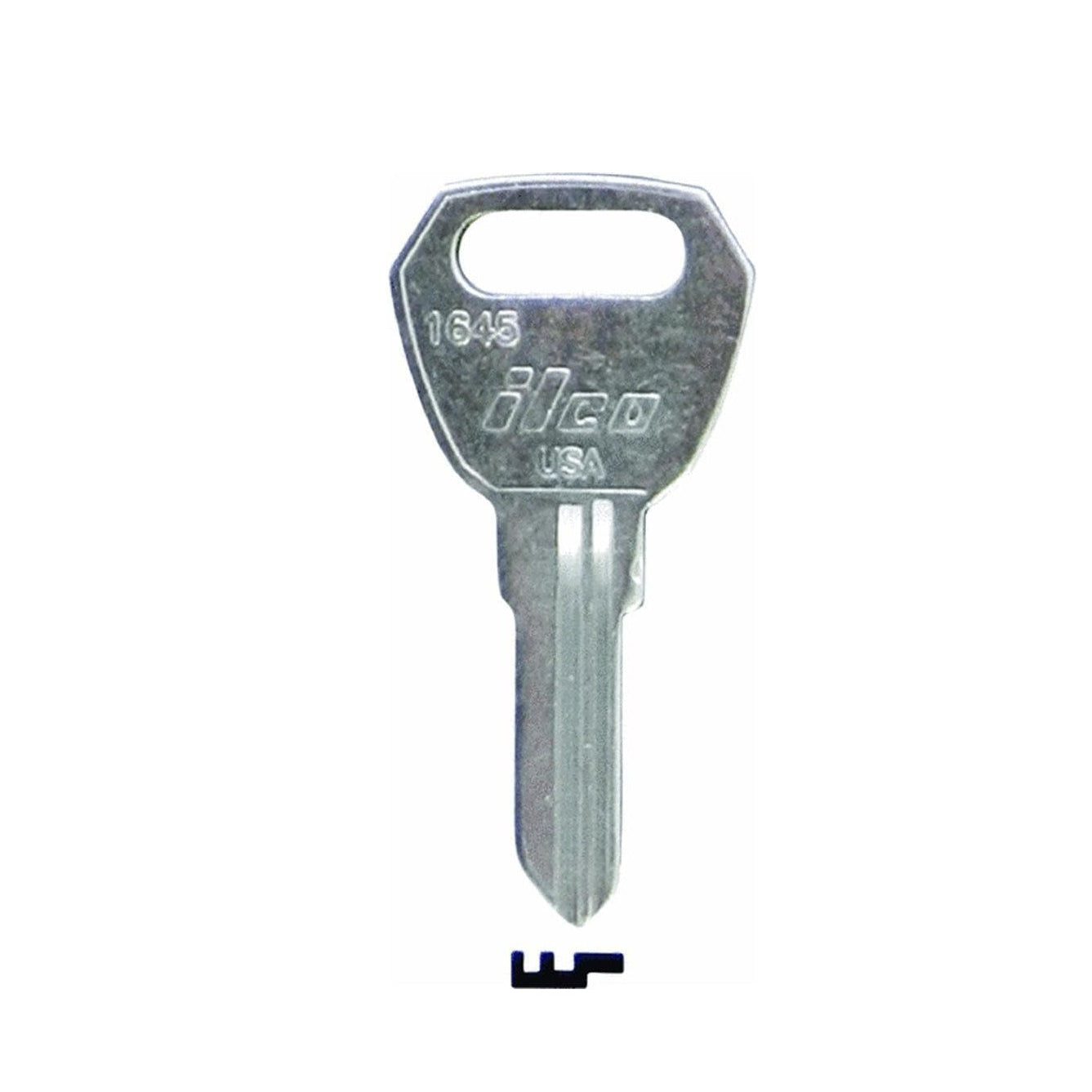 Kaba Ilco 1645 Fulton Hitch Key Blank