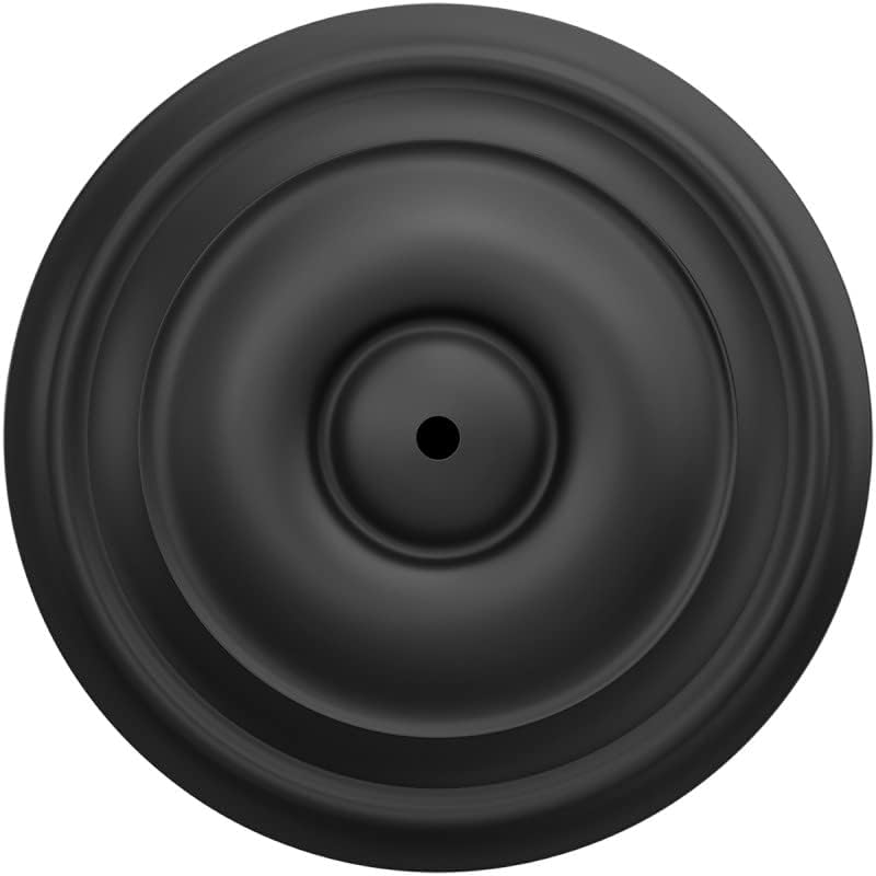 Schlage F40 GEO 622 Privacy Lock Georgian Knob, Matte Black