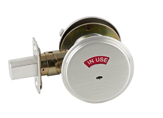 Schlage B571 626 Occupancy Indicator Deadbolt, Satin Chrome