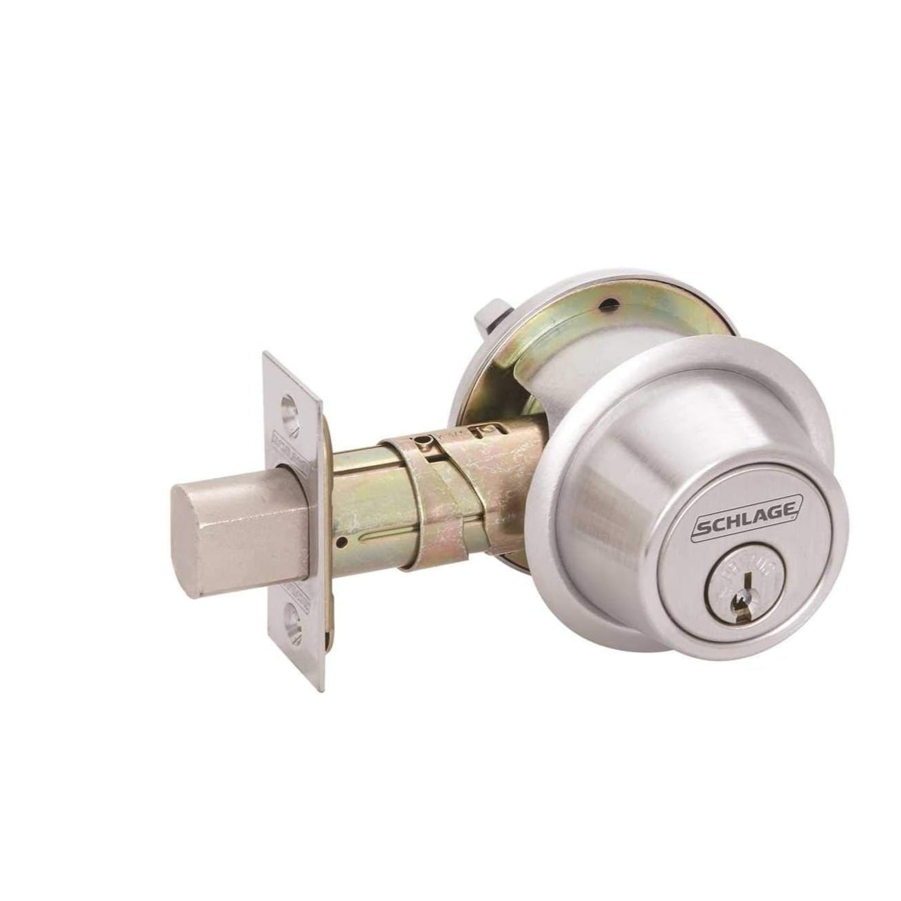 Schlage B560P 626 KA4 Grade 2 Deadbolt, Satin Chrome