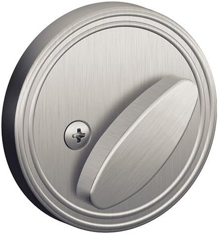 Schlage JD80 630 One-Sided Deadbolt, Satin Stainless Steel
