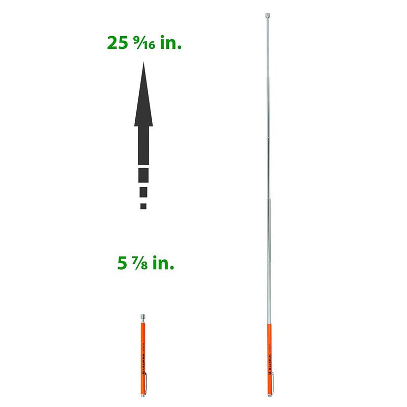 Ullman Devices 15XOR Magnetic Pick Up Tool Orange