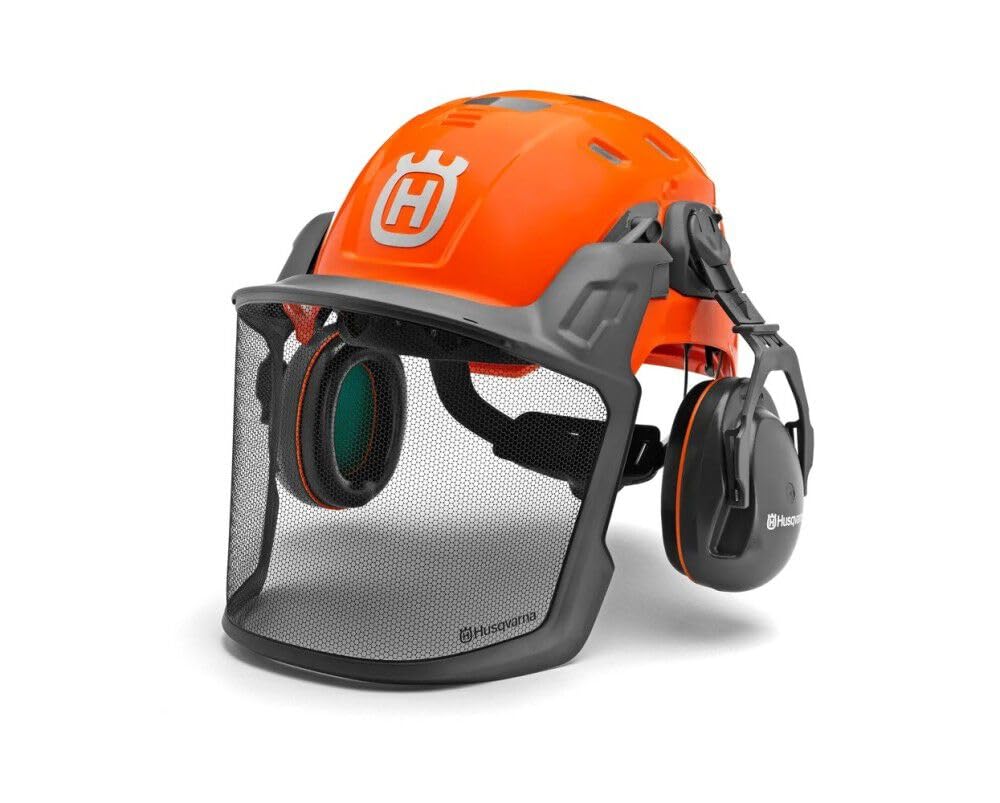 Husqvarna 588646001 Technical Forestry Helmet 6-Point Ratchet System