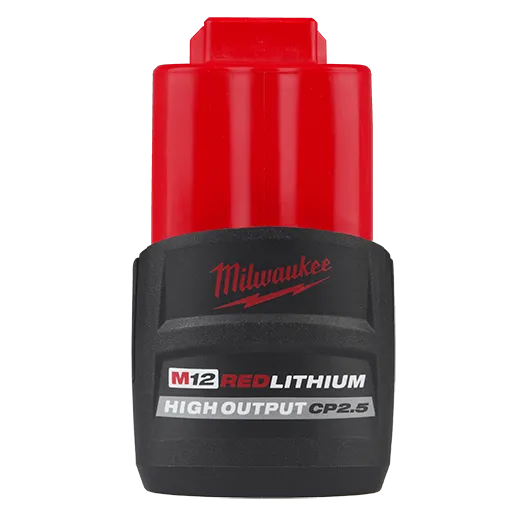 Milwaukee 48-11-2425 M12 REDLITHIUM High Output 2.5 Ah Battery Pack