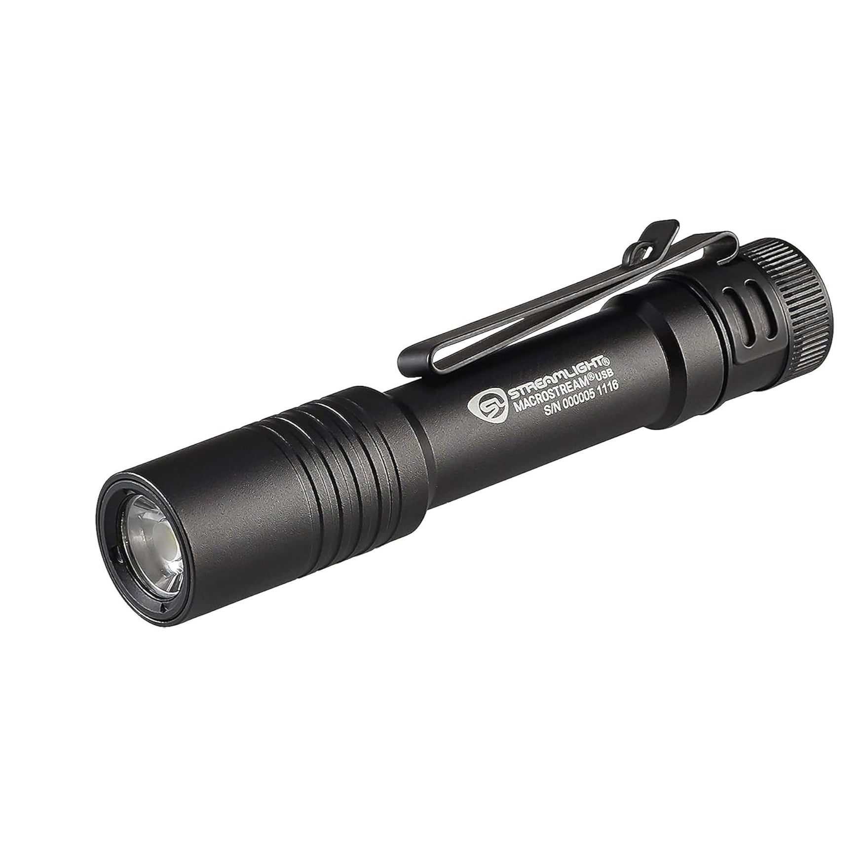Streamlight STL66320 500 Lumen MacroStream USB Flashlight, Black