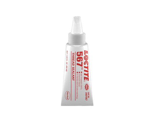 Loctite 2087067 567 PST Thread Sealant High temperature 50ml Tube, Off-White
