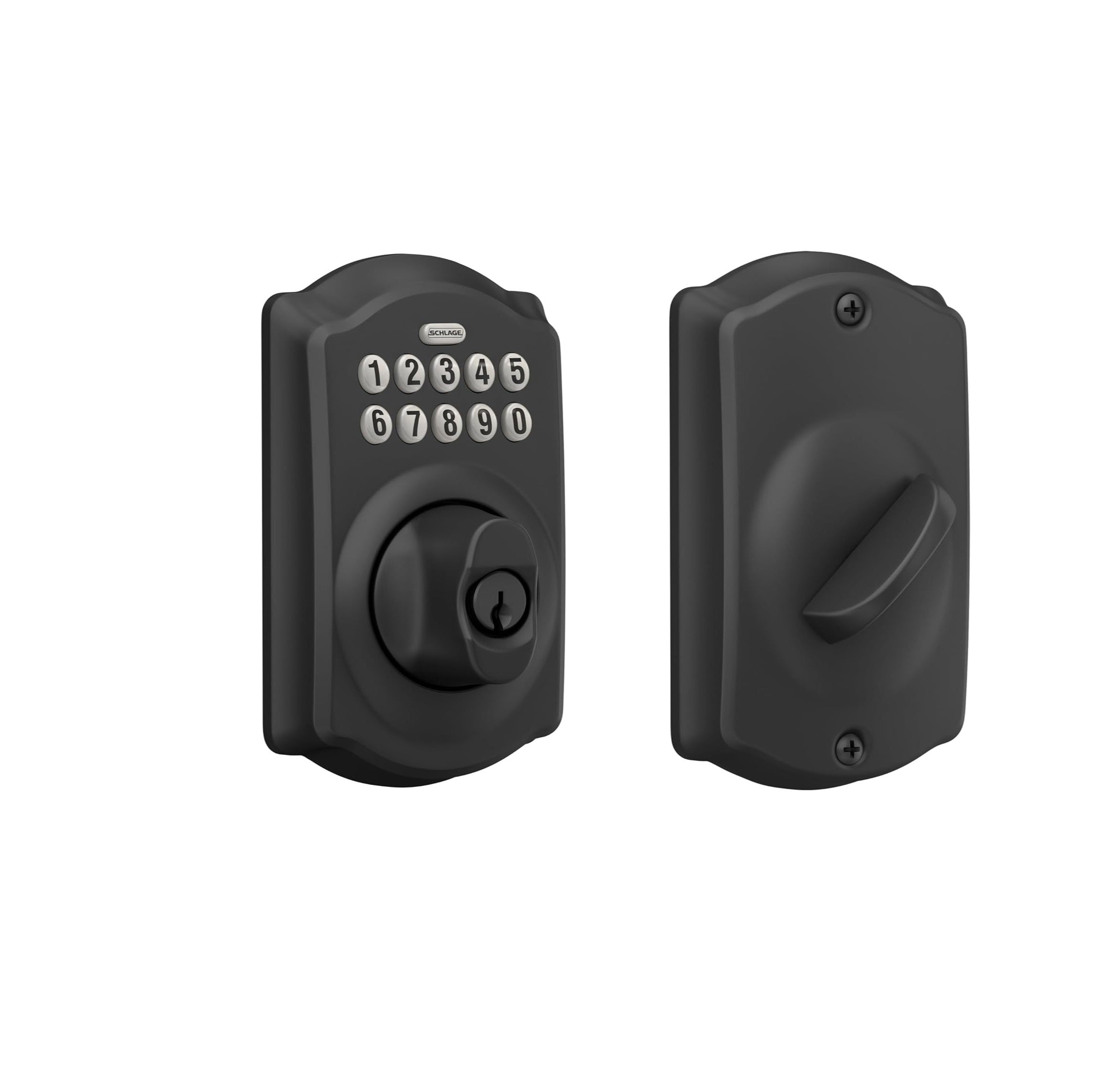 Schlage BE365 CAM Electronic Pushbutton Deadbolt Lock