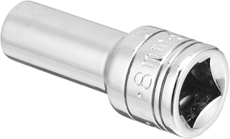 SK Hand Tools 8408 8mm 3/8" Drive 6 Point Metric Deep Chrome Socket