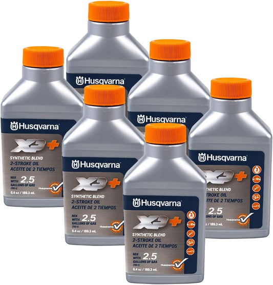 Husqvarna 593152303 XP+ 2-Stroke Oil 6.4 oz. (6-Pack)