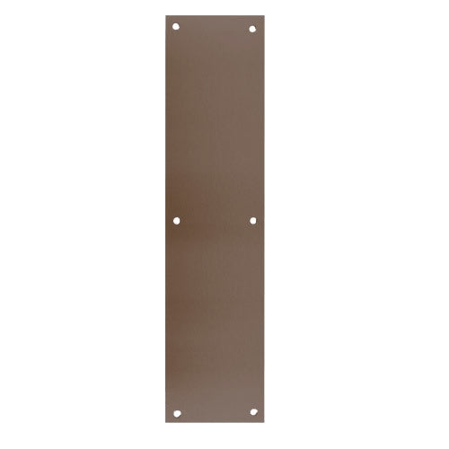 Don Jo 71-613 Push Plate, 4" x 16", .050", Oil Rubbed Bronze Finish
