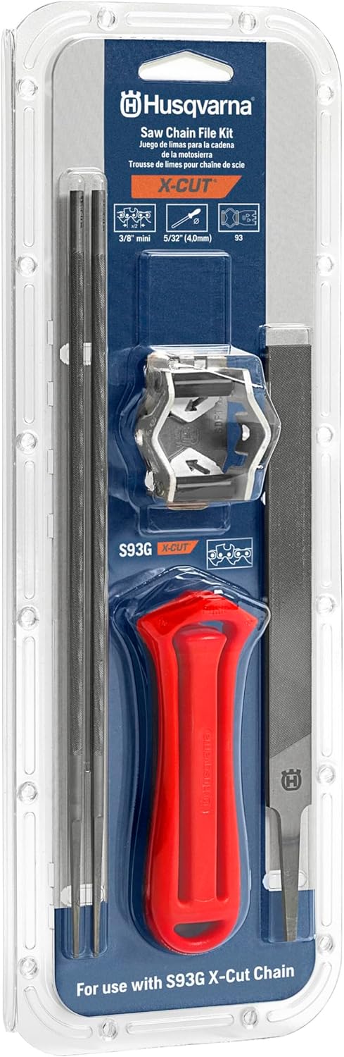 Husqvarna 596638901 X-CUT S93G Chainsaw File Kit for 3/8" Mini Pitch Chains