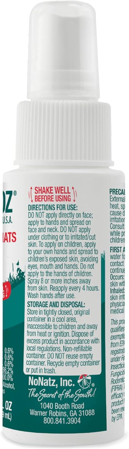 No Mosquitoz 9175B95 Botanical Insect Repellent DEET-Free Essential Oil Spray (12-Pack)