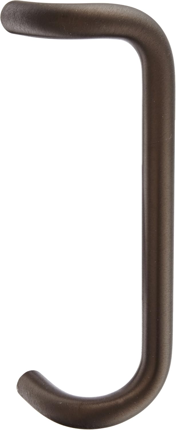 Single Offset Pull Rockwood BF158 313 90-degree Offset Single Door Pull, Dark Bronze Anod ...