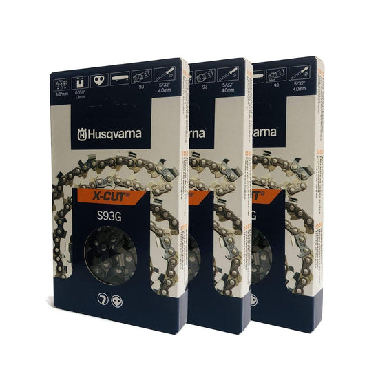 Husqvarna 585422156 16" X-CUT S93G 3/8" Mini .050 Saw Chain (3-Pack)