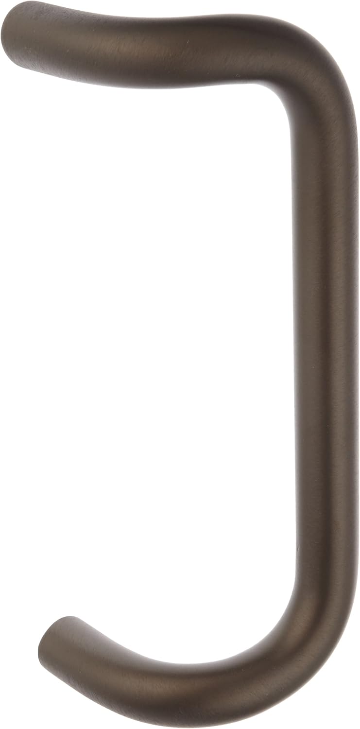 Single Offset Pull Rockwood BF157 313 90-degree Offset Single Door Pull, Dark Bronze Anod ...