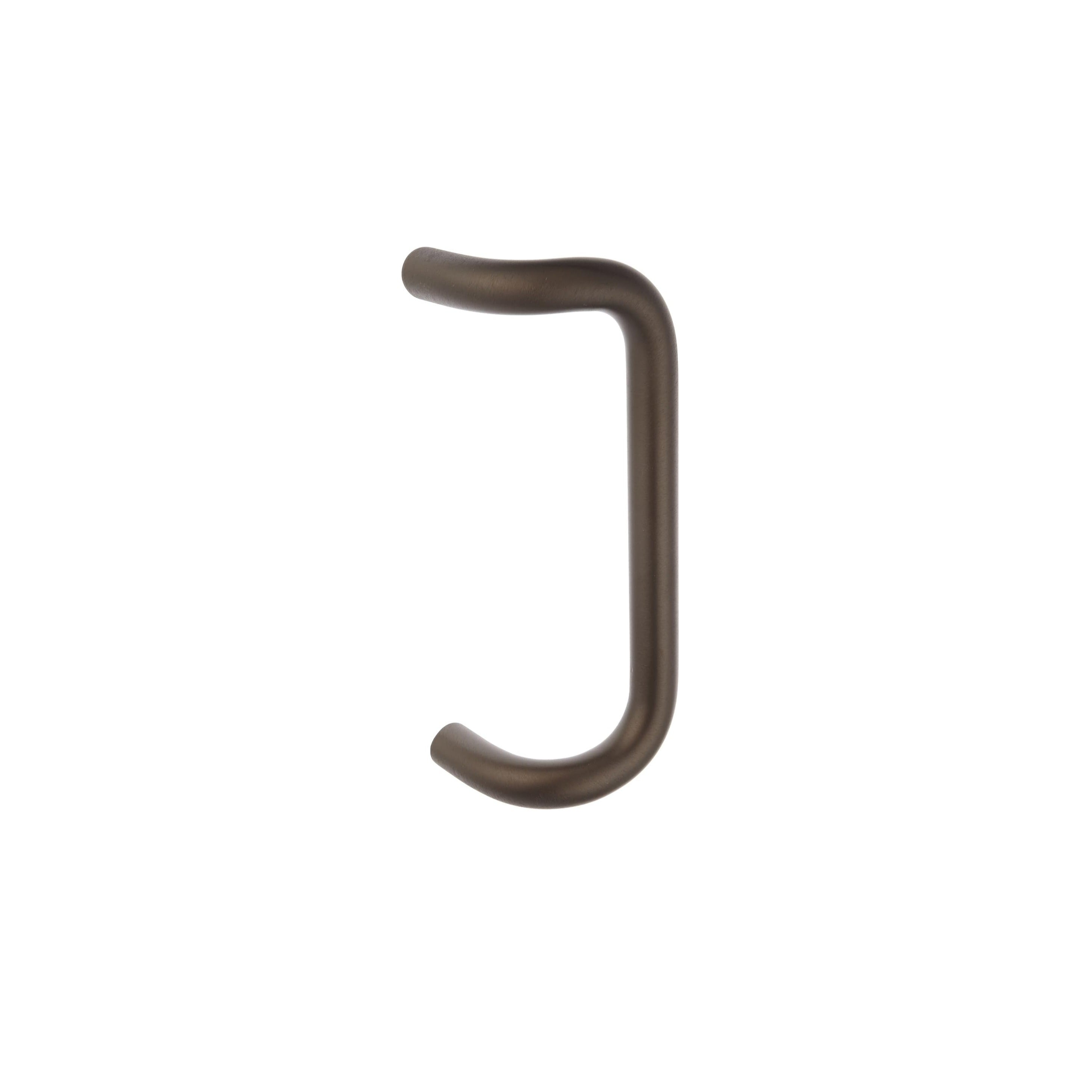 Single Offset Pull Rockwood BF157 313 90-degree Offset Single Door Pull, Dark Bronze Anod ...