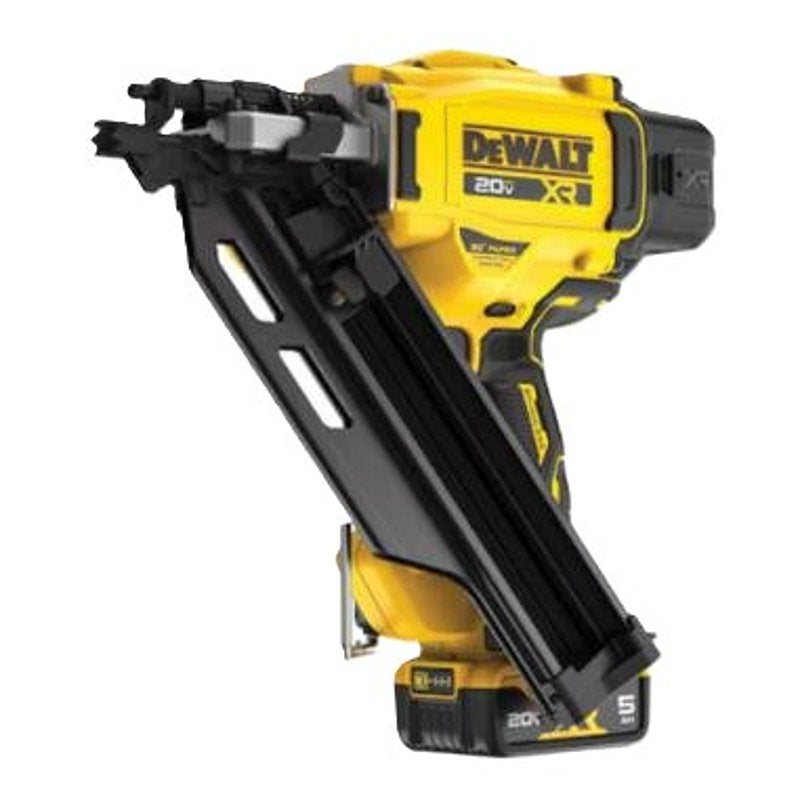 Dewalt DCN930P1 20V Cordless Nailer Kit with 5Ah Battery, 55 Magazine, Paper Tape Collation
