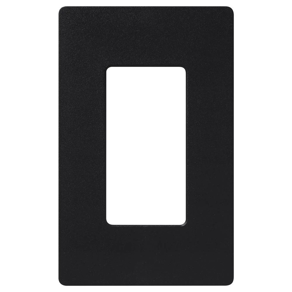 Lutron CW-1-BL 1-Gang Wallplate, Black